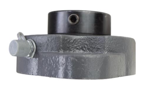 1" Ductile Iron Two Bolt Flange Bearing W/ Lock Collar SAFTD205-16G, GVFTD-1