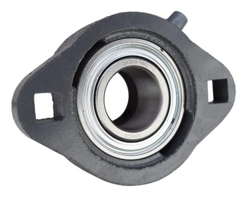1" Ductile Iron Two Bolt Flange Bearing W/ Lock Collar SAFTD205-16G, GVFTD-1