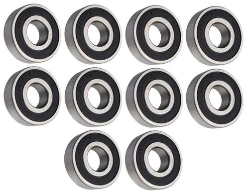 (10 Each) 6204-2RS-3/4, 6204LLU12, 204PP12 Sealed Radial Ball Bearing 3/4"X47X14