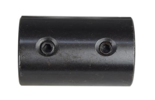 1/2" Solid Shaft Coupler w/ Keyway and Set Screws