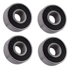 (4 Each) R3-2RS Sealed Radial Ball Bearing 3/16 ID X 1/2 OD X 0.196" Wide SpinCo