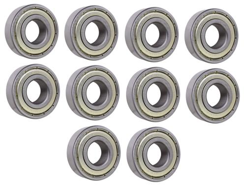(10 Each) 6202-ZZ, 6202-2Z, 202SS Shielded Radial Ball Bearing 15X35X11 SpinCo
