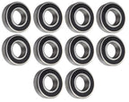 (10 Each) 6205-2RS-1, 6205LLU16, 205PP16 Sealed Radial Ball Bearing 1"X52X15