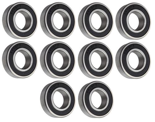 (10 Each) 6205-2RS-1, 6205LLU16, 205PP16 Sealed Radial Ball Bearing 1"X52X15