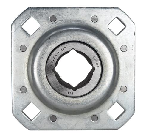 FD208R1-1/8 , ST208-1-1/8N 1-1/8" Square Disc Harrow Flange Bearing Unit SpinCo