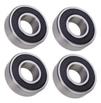 (4 Each) 1616-2RS Sealed Radial Ball Bearing 1/2 ID X 1-1/8 OD X 3/8 Wide