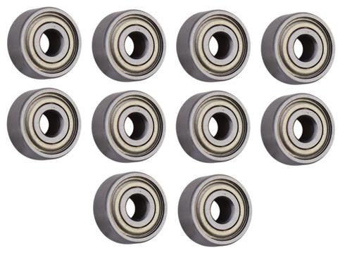(10 Each) R2-ZZ Shielded Radial Ball Bearing 1/8 ID X 3/8 OD X 5/32 Wide SpinCo