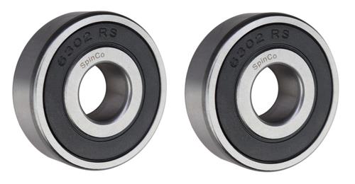 (2 Pack) 6302-2RS, 6302LLU, 302PP Sealed Radial Ball Bearing 15X42X13 SpinCo