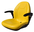 John Deere High Back Tractor Seat w/ Armrests 4700, 4710, 4720