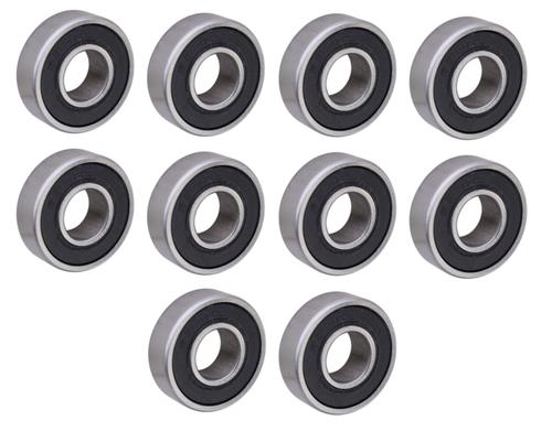 (10 Each) 698-2RS, 698LU, R1980-2RS Sealed Radial Ball Bearing 8X19X6 SpinCo