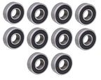 (10 Each) 698-2RS, 698LU, R1980-2RS Sealed Radial Ball Bearing 8X19X6 SpinCo