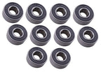 (10 Each) 1604-2RS Sealed Radial Ball Bearing 3/8 ID X 7/8 OD X 11/32 Wide