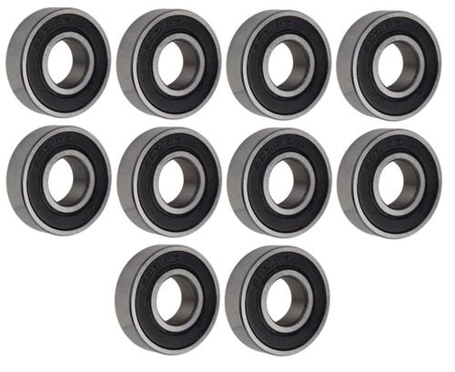 (10 Each) 6001-2RS, 6001LLU, 6001DDU Sealed Radial Ball Bearing 12X28X8 SpinCo
