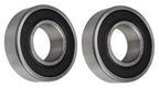(2 Each) 6203-2RS-3/4, 6203LLU12, 203PP12 Sealed Radial Ball Bearing 0.75"X40X12