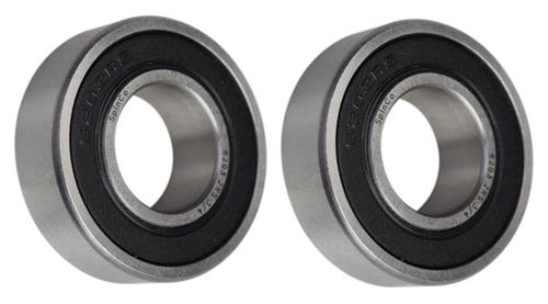 (2 Each) 6203-2RS-3/4, 6203LLU12, 203PP12 Sealed Radial Ball Bearing 0.75"X40X12
