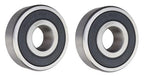 (2 Pack) 6303-2RS, 6303LLU, 303PP Sealed Radial Ball Bearing 17X47X14 SpinCo