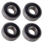 (4 Each) R6-2RS Sealed Radial Ball Bearing 3/8 ID X 7/8 OD X 9/32 Wide SpinCo
