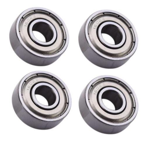 (4 Each) 1602-ZZ Shielded Radial Ball Bearing 1/4 ID X 11/16 OD X 1/4 Wide