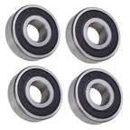 (4 Each) 1615-2RS Sealed Radial Ball Bearing 7/16 ID X 1-1/8 OD X 3/8 Wide