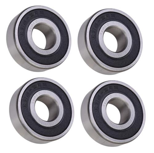 (4 Each) 1615-2RS Sealed Radial Ball Bearing 7/16 ID X 1-1/8 OD X 3/8 Wide