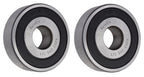 (2 Each) 6203-2RS-1/2, 6203LLU8, 203PP8 Sealed Radial Ball Bearing 0.5"X40X12
