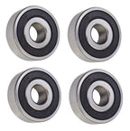 (4 Each) 1614-2RS Sealed Radial Ball Bearing 3/8 ID X 1-1/8 OD X 3/8 Wide