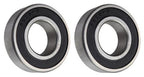 (2 Each) 6205-2RS-1, 6205LLU16, 205PP16 Sealed Radial Ball Bearing 1"X52X15