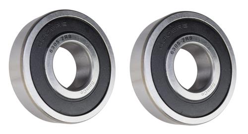 (2 Pack) 6305-2RS, 6305LLU, 305PP Sealed Radial Ball Bearing 25X62X17 SpinCo
