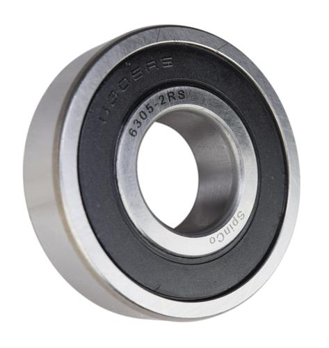 (2 Pack) 6305-2RS, 6305LLU, 305PP Sealed Radial Ball Bearing 25X62X17 SpinCo