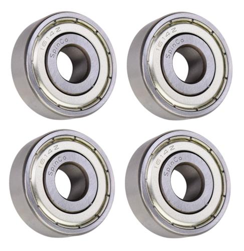 (4 Each) 1614-ZZ Shielded Radial Ball Bearing 3/8 ID X 1-1/8 OD X 3/8 Wide