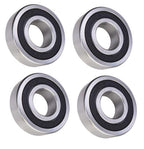 (4 Each) 1635-2RS Sealed Radial Ball Bearing 3/4 ID X 1-3/4 OD X 1/2 Wide