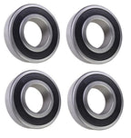 (4 Each) 6206-2RS, 6206LLU, 206PP Sealed Radial Ball Bearing 30X62X16 SpinCo