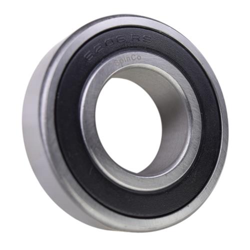 (4 Each) 6206-2RS, 6206LLU, 206PP Sealed Radial Ball Bearing 30X62X16 SpinCo