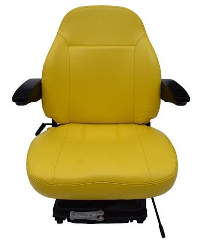 Yellow Zero Turn Mower Suspension Seat Armrests John Deere Cub Cadet Hustler
