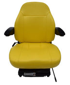 Yellow Zero Turn Mower Suspension Seat Armrests John Deere Cub Cadet Hustler