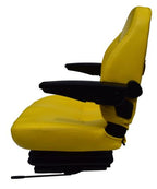 Yellow Zero Turn Mower Suspension Seat Armrests John Deere Cub Cadet Hustler