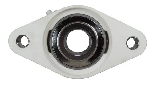 1-7/16" Stainless Steel Plastic Two Bolt Flange Bearing MUNCFL207-23 YCJT-1-7/16