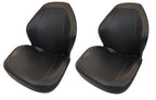 Kawasaki Teryx 750 Black Sewn Vinyl Bucket Seats 2008-2013 53066-0195 (2 Seats)