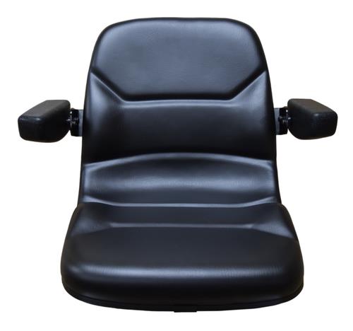 Walker Mower Seat With Armrests Zero Turn High Back Black AGCO Cub Cadet