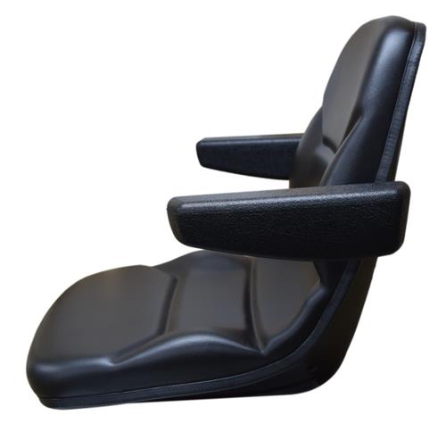 Walker Mower Seat With Armrests Zero Turn High Back Black AGCO Cub Cadet