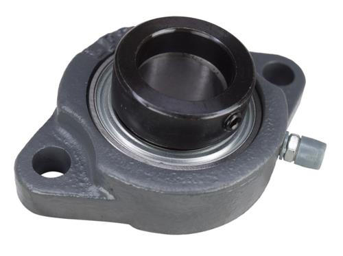 1" Light Duty Two Bolt Flange Bearing W/ Lock Collar ALF205-16G, FHLF205-16G
