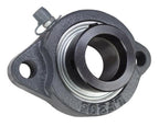 1" Light Duty Two Bolt Flange Bearing W/ Lock Collar ALF205-16G, FHLF205-16G