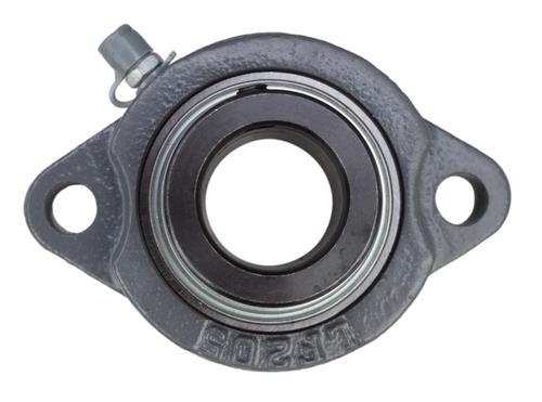1" Light Duty Two Bolt Flange Bearing W/ Lock Collar ALF205-16G, FHLF205-16G