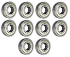(10 Pack) 6305-ZZ, 6305-2Z, 305SS Shielded Radial Ball Bearing 25X62X17 SpinCo