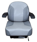 Gray Zero Turn Mower Suspension Seat Bobcat Dixie Snapper Toro Exmark Bad Boy