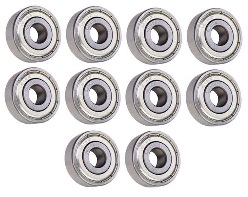 (10 Each) 1614-ZZ Shielded Radial Ball Bearing 3/8 ID X 1-1/8 OD X 3/8 Wide
