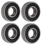 (4 Each) 6001-2RS, 6001LLU, 6001DDU Sealed Radial Ball Bearing 12X28X8 SpinCo