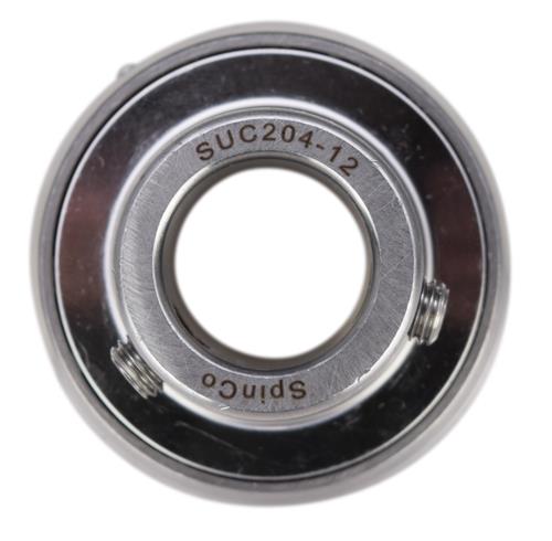 3/4" Stainless Steel Set Screw Locking Insert Bearing MUC204-12, SUC204-12