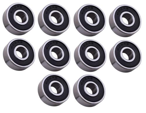 (10 Each) 606-2RS, 606LU, R1760-2RS Sealed Radial Ball Bearing 6X17X6 SpinCo