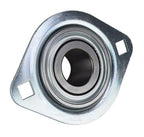 7/8" Rigid Flush Mount Pressed Steel Two Bolt Flange Bearing CSBPFL205-14M